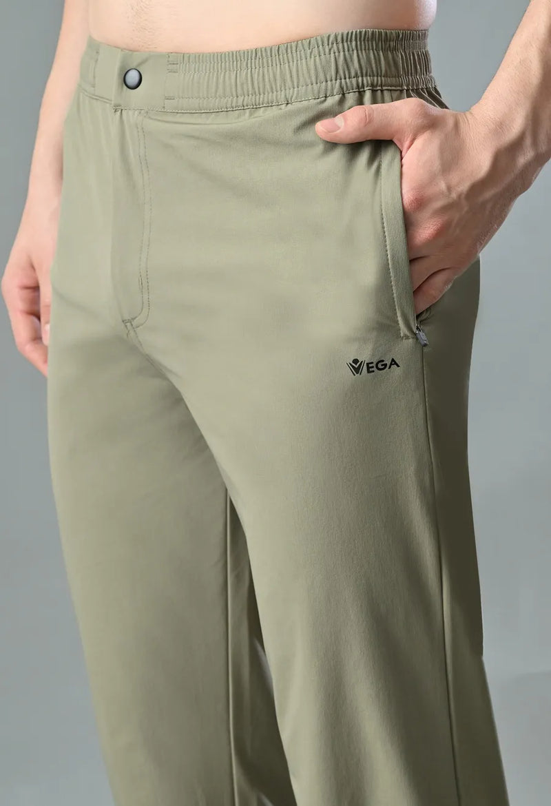 Nylon Terry Track Pants